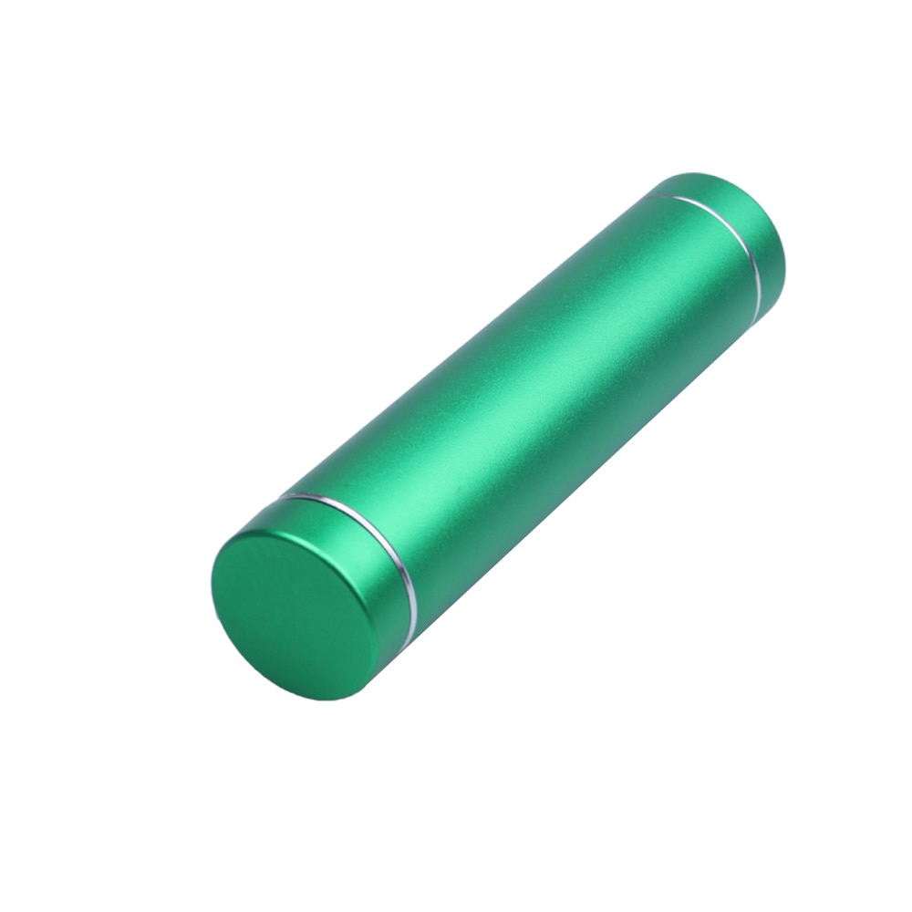 5v 1a metall powerbank batteri oppbevaringsveske usb suite 18650 batteri eksternt gjør-det-selv-sett boks til smarttelefon: Grønn