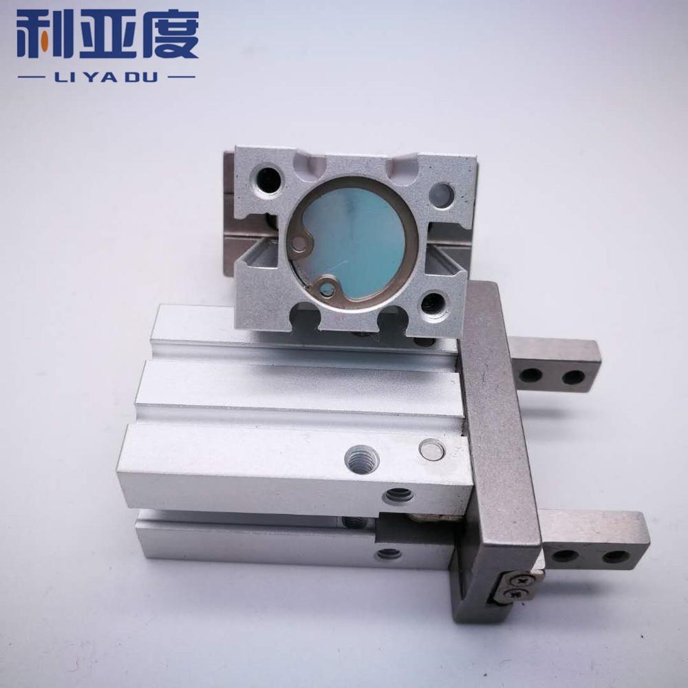 MHZL2-10D SMC type finger air cylinder long stroke parallel open and closed type gas claw pneumatic finger MHZL2-10D1 MHZL2-10D2