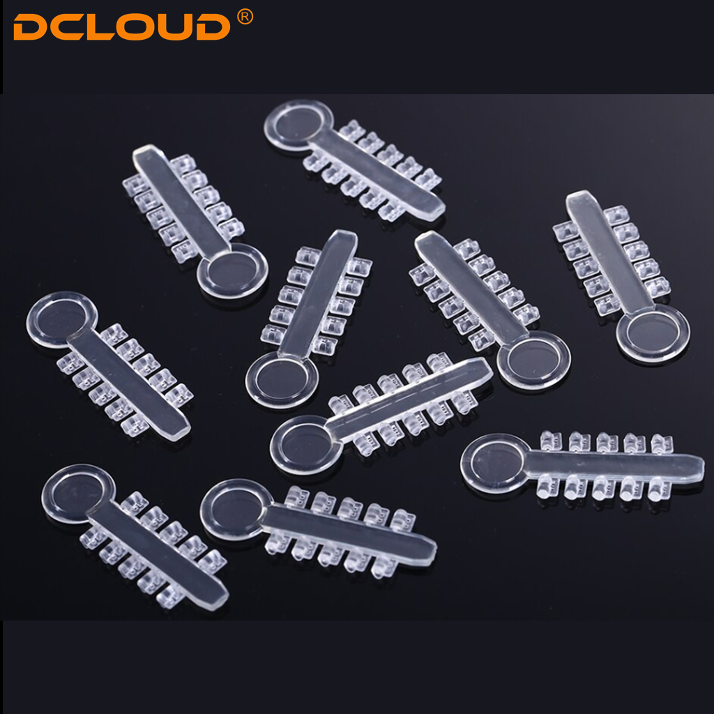 Cales de Rotation Orthodontiques Dentaires, Coussretours de Torsion à Distance, Bandes artificiel astiques pour Bretelles d'Arc, 500 Pièces = 50 Bâtons