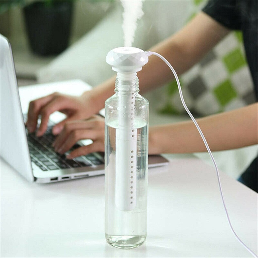 Usb Portable humidificateur d'air diamant bouteille arôme diffuseur brumisateur maison bureau entretien Auto détaillant voiture accessoire # py10: Default Title