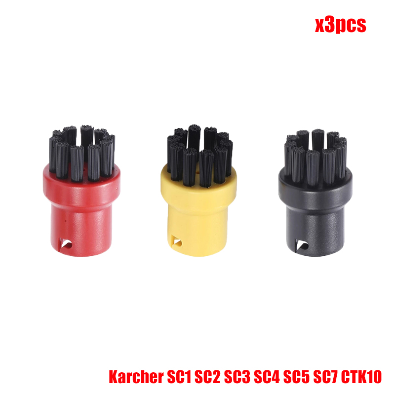 Borstels Voor Karcher SC1 SC2 SC3 SC4 SC5 SC7 CTK10 Handheld Stoomreiniger Nylon Borstel Sprinkler Nozzle Hoofd Onderdelen: Licht Groen