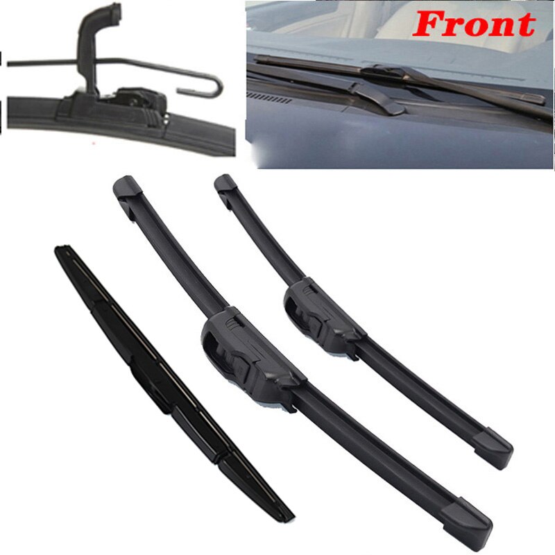 Jeu de balais d'essuie-glace avant et arrière, pour honda CRV CR-V MK4 – , pour pare-brise