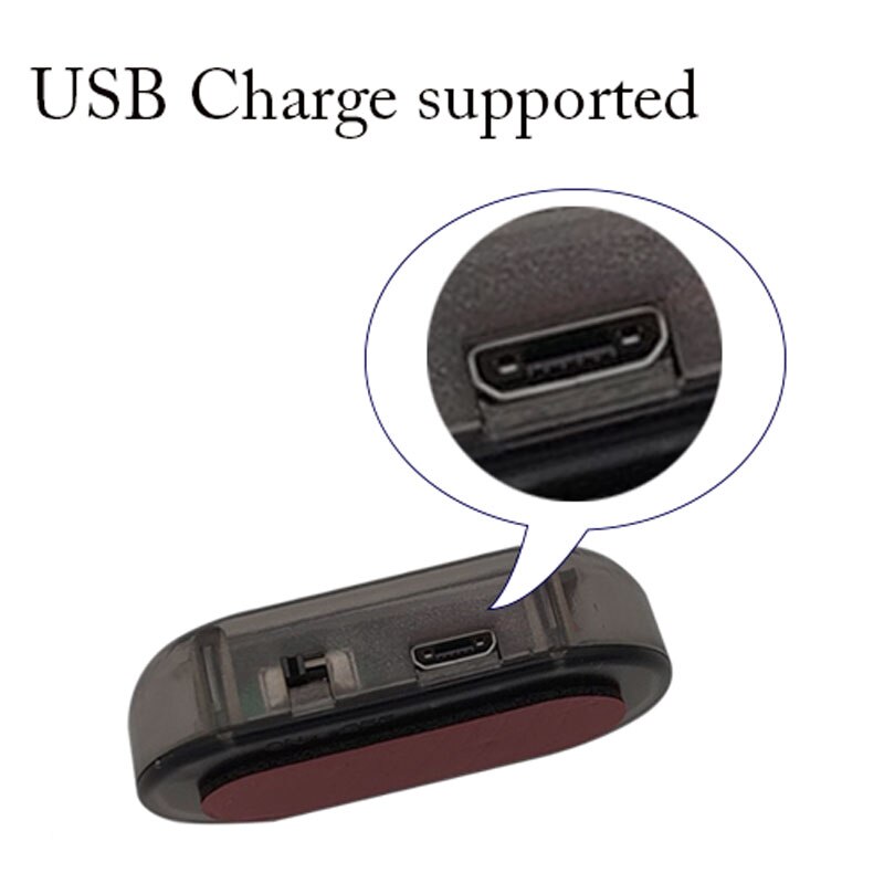 Luz Led Universal de seguridad de imitación para coche, lámpara de advertencia antirrobo, 2 piezas, parpadeante, alimentada por energía Solar, alarma simulada