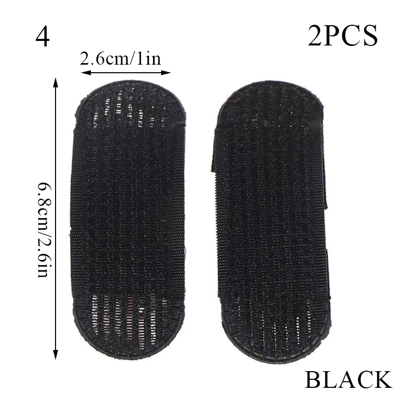 Almohadillas para el cabello esponjosas, flequillo publicado, cabeza de princesa, moño, Clip para el cabello esponjoso, pinzas para peinar el cabello, horquilla, tocados: Gris oscuro