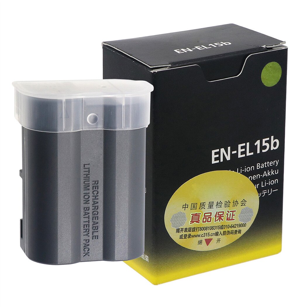 Uds EN-EL15b ENEL15b 1900mAh batería de la cámara para Nikon Z6 Z7 Mirrorless D850 D810 D750 D610 D7500 D7200 MH-25a