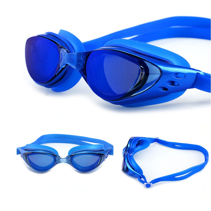 Prescription Myopia Swimming Glasses -1.0~-10 Waterproof Anti Fog Swim Eyewear Silicone Diopter Diving Goggles for Adults Kids