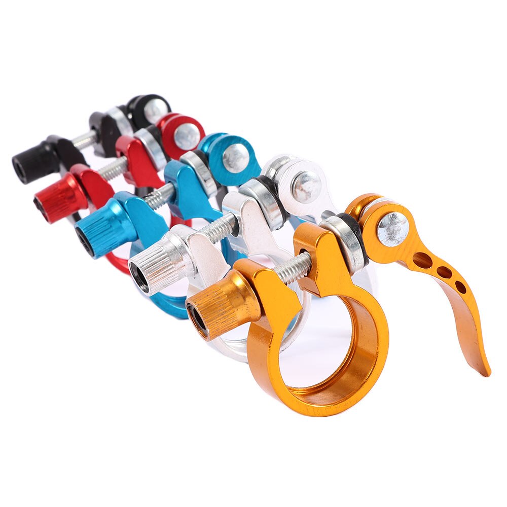 28.6/31.8/34.9Mm Legering Zadelpenklem Quick Mtb Fiets Fietsen Zadel Zadelpenklem Quick Release Spare onderdelen Voor Fietsen