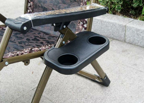 2 stk/mye bærbar clip-on stol sidebord koppholder sidebord utendørs hagefiske