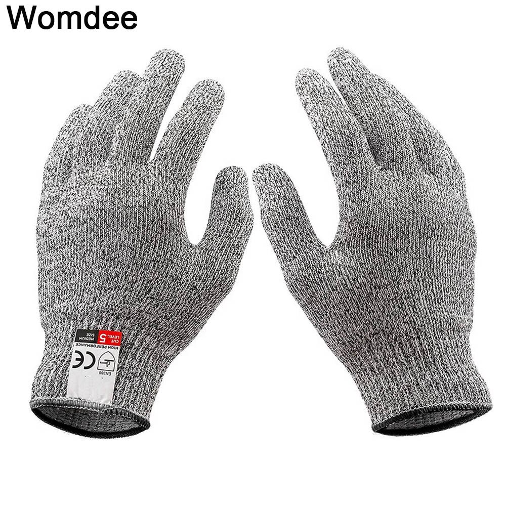 1 pairs Anti-cut Handschoenen Veiligheid Proof Steekwerende Roestvrij Staaldraad Metalen Mesh Keuken Butcher Snijbestendige handschoenen