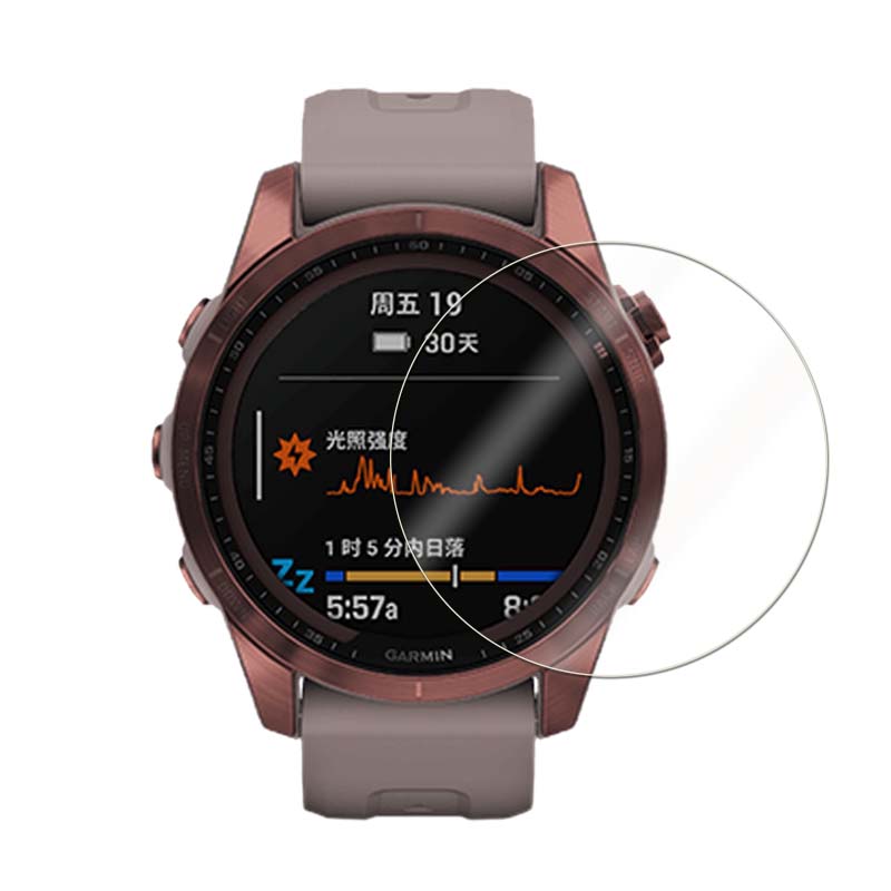 Miękka folia na ekran dla Garmin Fenix 7 7S 7X 6 6S 6X 5 5S 5X Anti-Scrath szkło hartowane przezroczysta folia akcesoria
