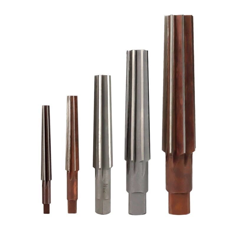 Bozzh Hand Ruimers 2Pcs MT0/MT1/MT2/MT3/MT4 Staal Fijne/Ruwe-Edge morse Conus Ruimer Voor Frezen Afwerking Cutter Tool
