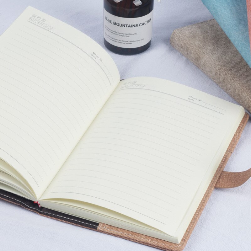 Password Notebook Students Leather Password Travel Retro Loose-leaf Notebook Password A5 Notebook