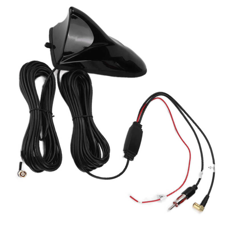 Antenne requin DAB FM, fonction GPS, Signal aérien pour voiture, TV numérique, décodeur