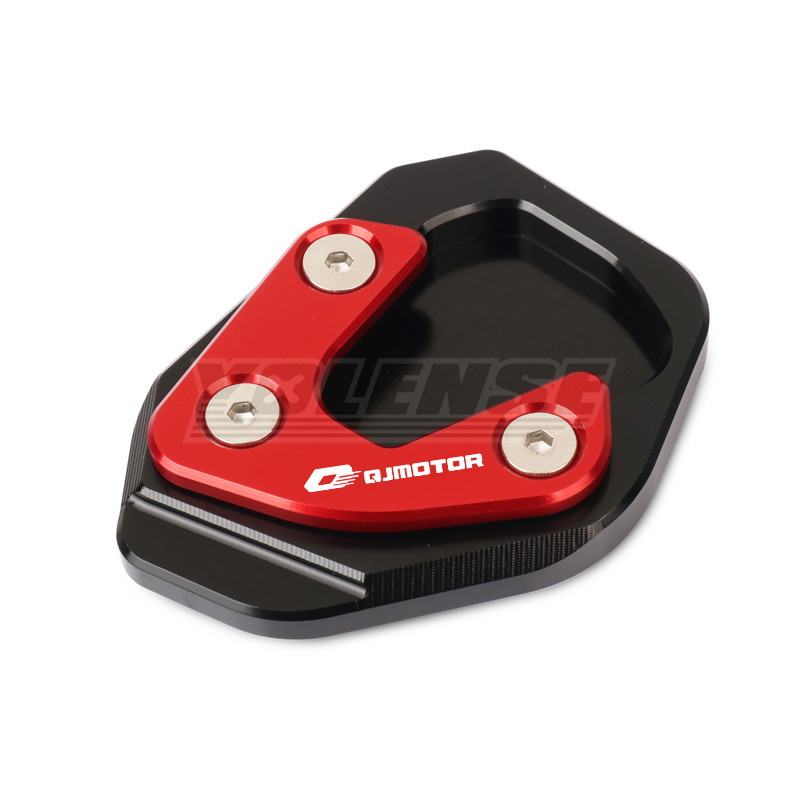 Motorfiets zijstandaard verlengstuk steunplaat vergrotingsstandaard voor qj motor srk 800rr srk 600rs srk 800 rr srk 600 rs: Khaki