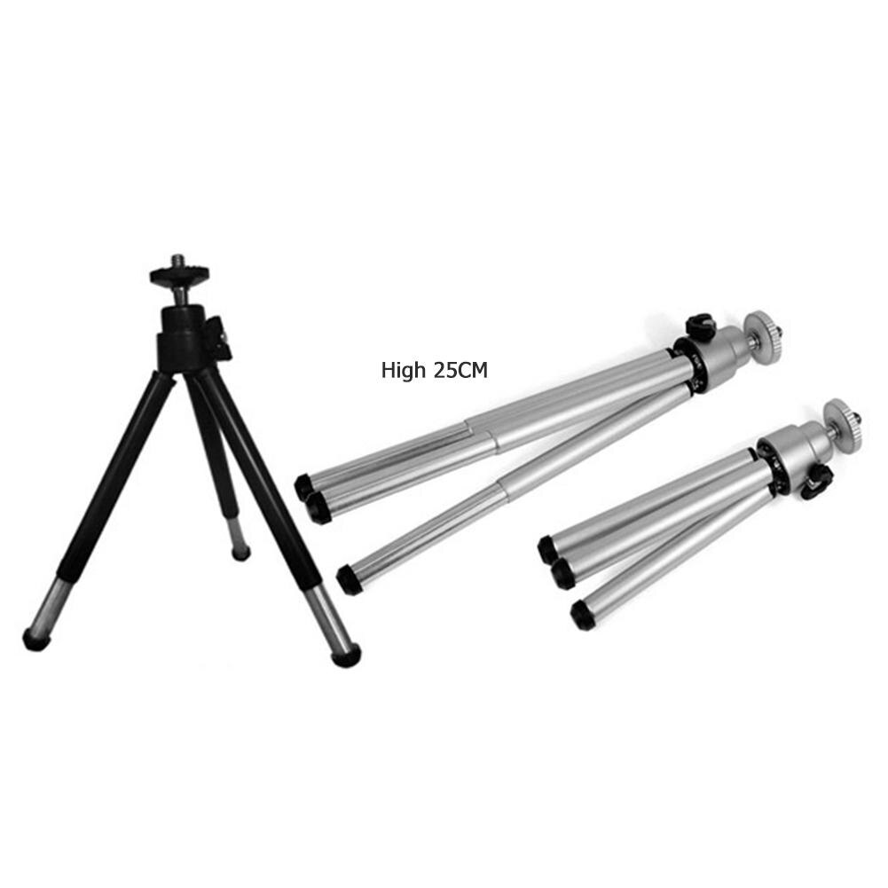 Extendable Tripod 2-Section Aluminum Alloy Camera Stand Portable Durable Telescopic Platform for Logitech C930e C920