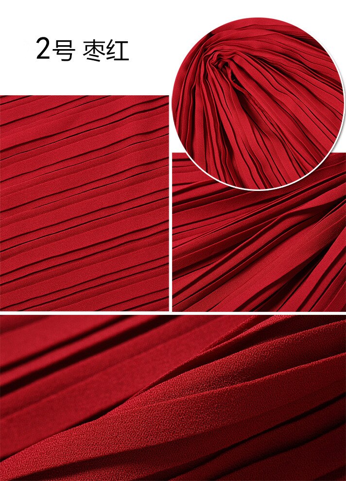 2 Meter 150 cm 59 "breite grau plissee Chiffon stoff perle garn stoff MM96