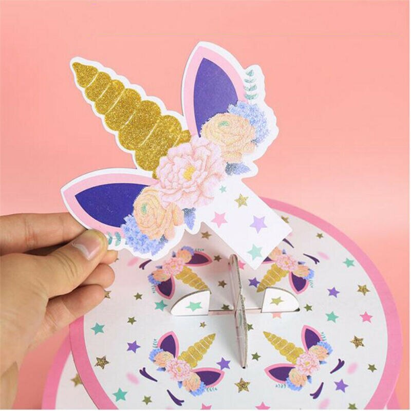 3-tier Papier Cake Stand Kids Verjaardagsfeestje Decoratie Cupcake Stand Candy Bar