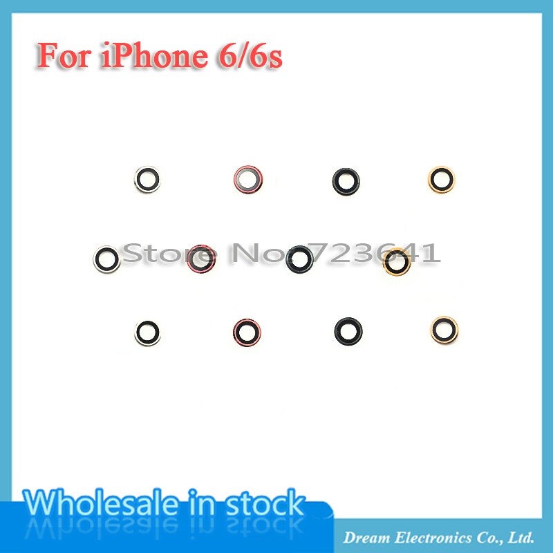 10pcs/lot Back Camera Glass Lens Repair Spare Parts Replacement for iPhone 6 6S 6plus 6S plus