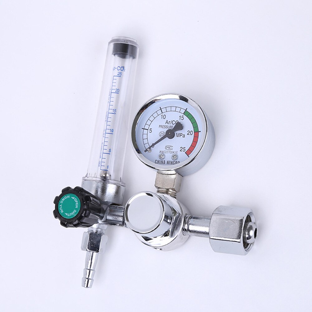 0-25Mpa regulador de argón Manual preciso aleación de Zinc herramienta de medición de disminución medidor de flujo de Gas CO2 medidor de soldadura de presión