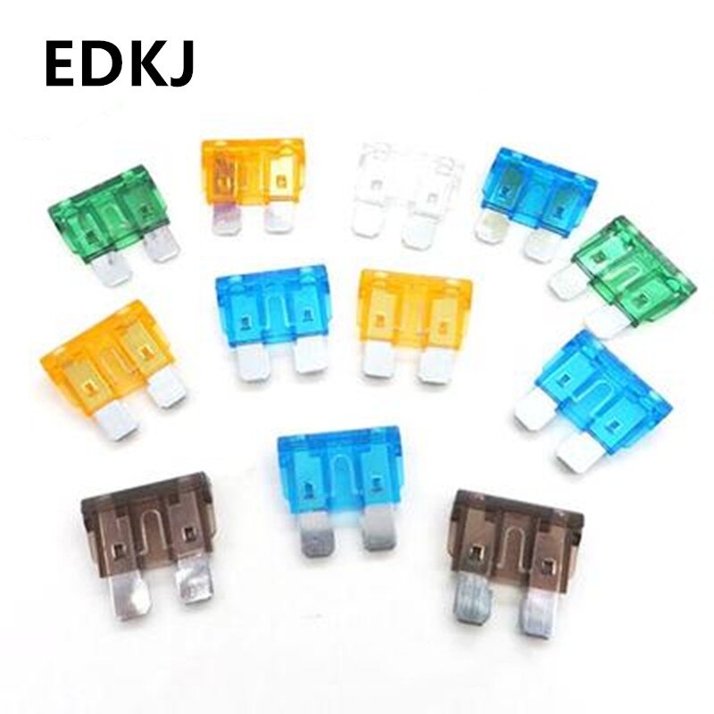 10pcs blade auto fuse mini medium fusible insert 5A 10A 15A 20A 25A 30A 35A 40Ablade fuse automobile fuse