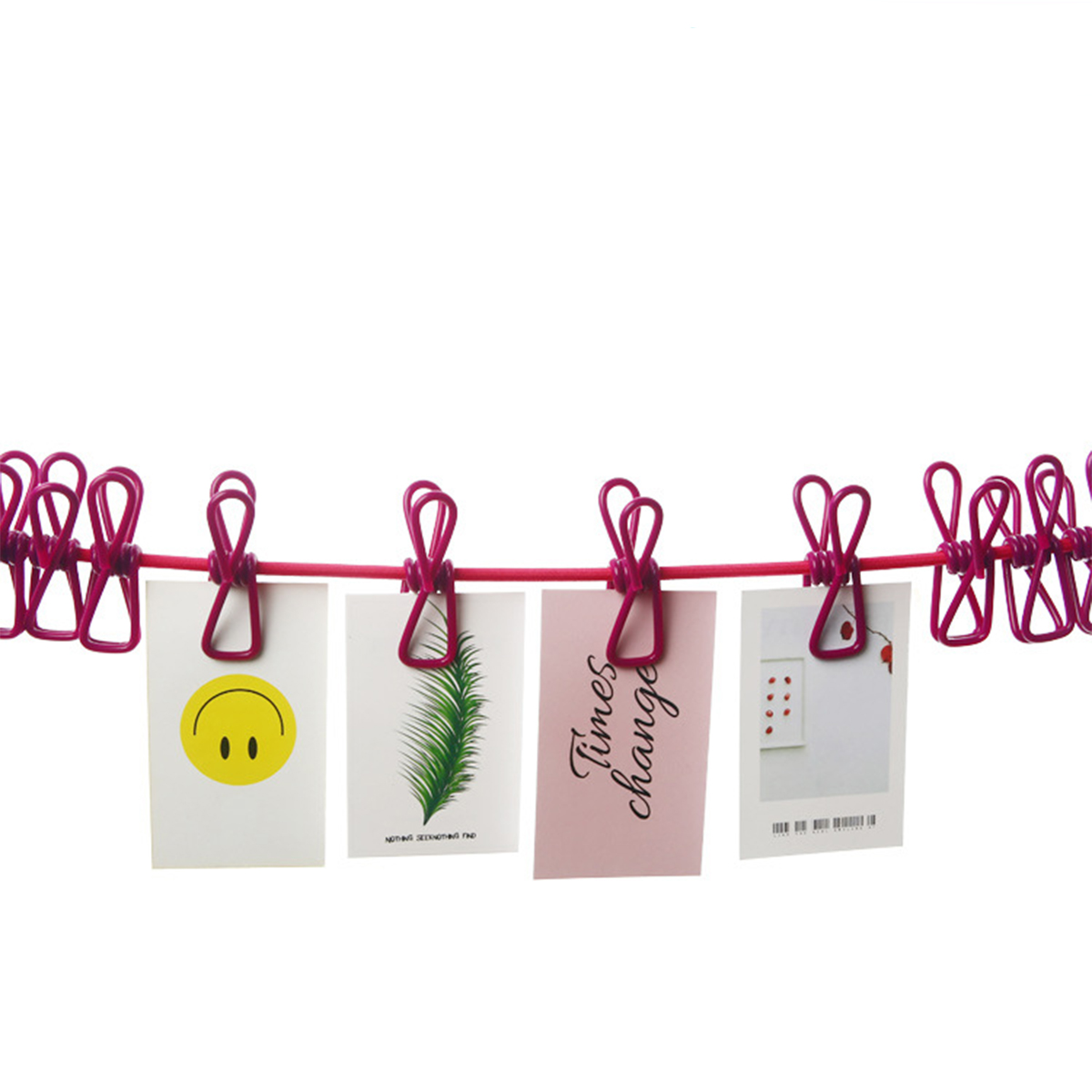 Tendedero ajustable retráctil de viaje portátil para acampar, con 12 Uds. De Clips, secado de ropa para exteriores e interiores, 1 ud.