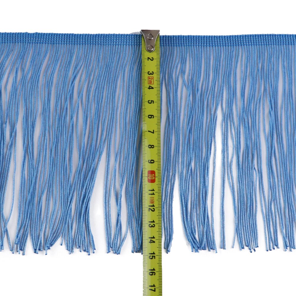 1 meter 15cm lange blonde frynser trim kvast frynser til diy latin kjole scene tøj tilbehør blonder trimning bånd