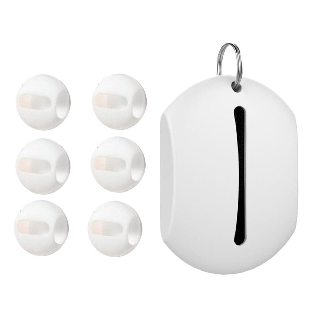 Comfortabele 3 Paar Zwart Wit Siliconen Oordopjes Covers Case Voor Apple Airpods Opslag Haak Pouch + Anti-Slip Oor tips Voor Earpods: Ultrathin white