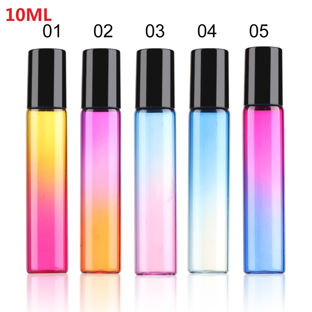 1pc tomme glass dropper påfyllbare flasker aromaterapi eterisk olje flaske hetteglass oppbevaring makeup badetilbehør 20/30/50ml