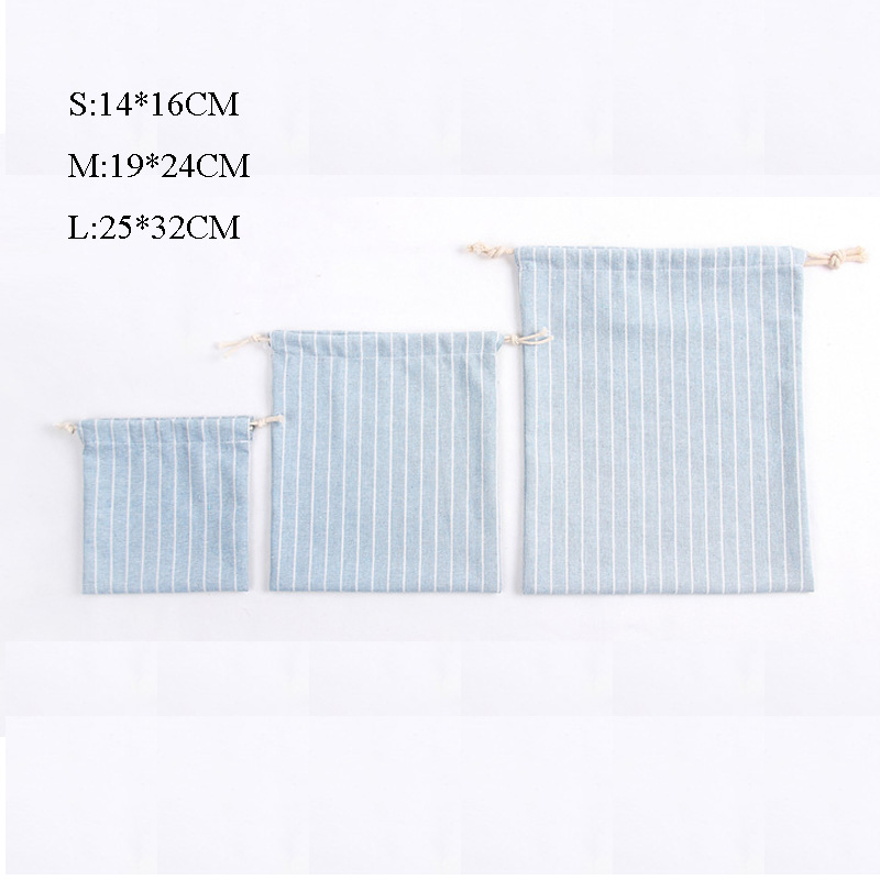 Cotton Linen Drawstring Cosmetic Bag Bag Travel Luggage Packing Pouch Storage Bags for Wedding Christmas Jewelry Packaging