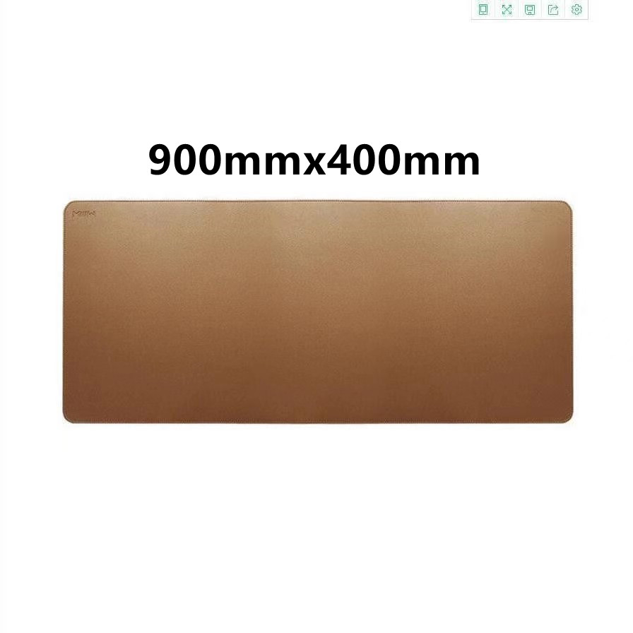 XIAOMI Mijia Office Mouse Pad Double Layer Solid Color Leather Cork Gaming Desk Dirt Resistant Large Waterproof For Mouse Pad: WHITE