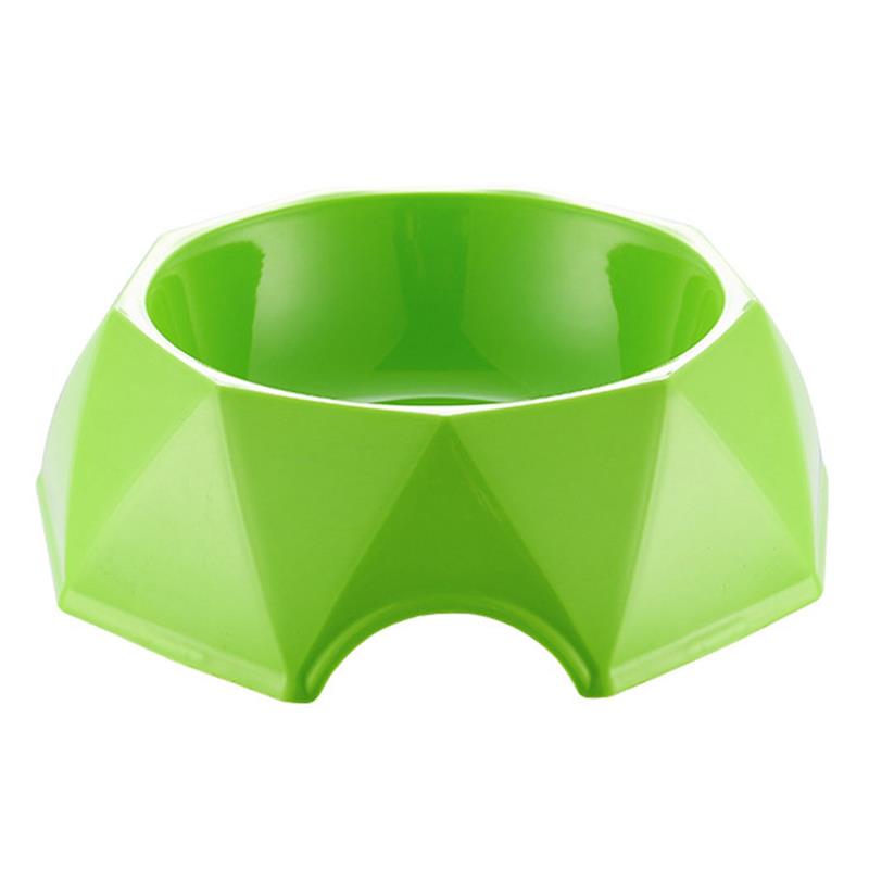 Enkele plastic voerbak voor huisdieren, antislip voerbak voor katten, voerbak voor puppy's, container voor honden, huisdierproduct: Groente