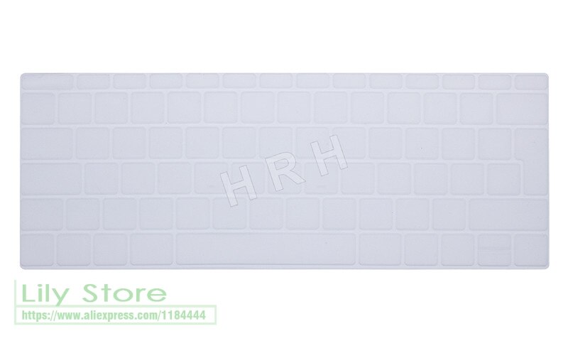 For Macbook Pro 13 with Touch Bar.10 release Model:A1706) European EU/UK EURO English Silicone Keyboard cover Film: transparent