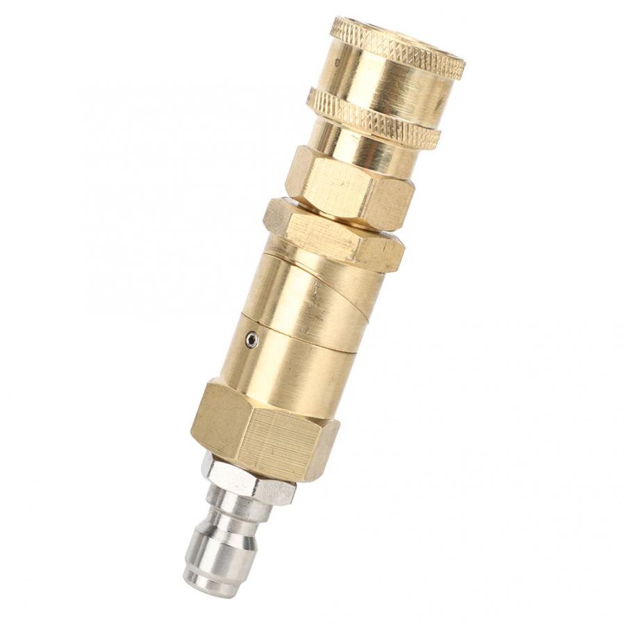Pressure Washer High Pressure Washer Adapter 360 Degrees Rotation 1/4in Brass Quick Coupling Adapter Hidrolavadora Portatil