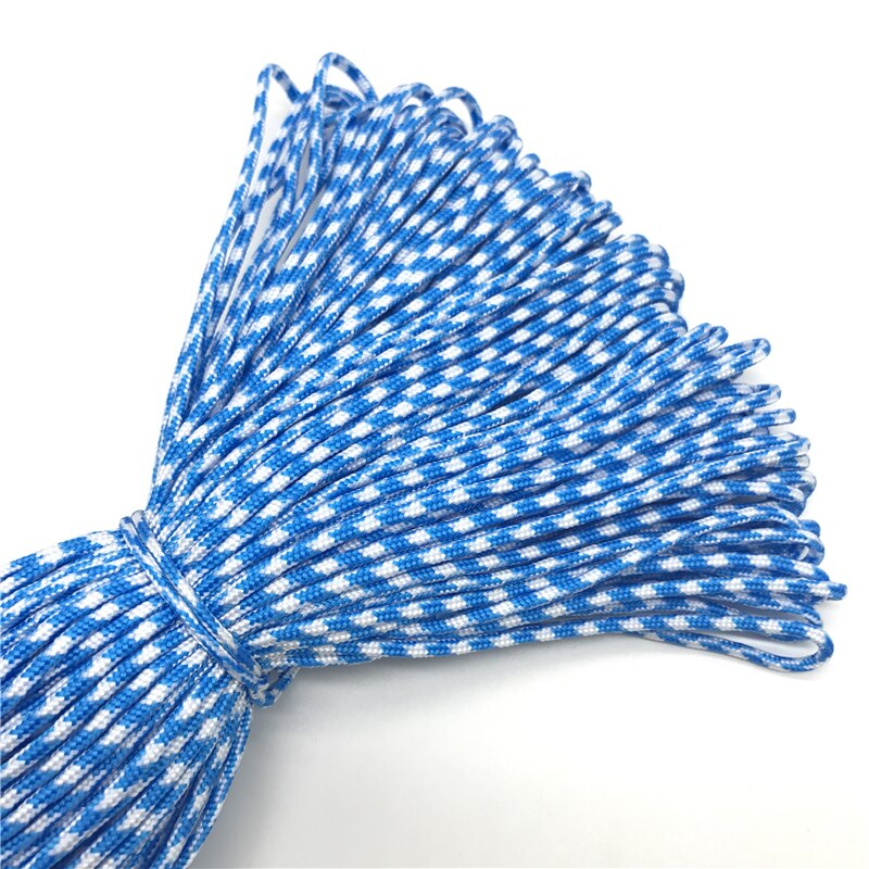 10 jardów/Lot 2mm linka spadochronowa smycz liny Mil Spec typu jeden Strand wspinaczka Camping Survival sprzęt DIY biżuteria, dzięki czemu: 20