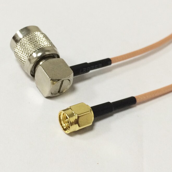Modem Coaxial Cable SMA Male plug To TNC Male plug Right Angle Connector RG316 Cable 15CM 6inch Adapter RF Pigtail
