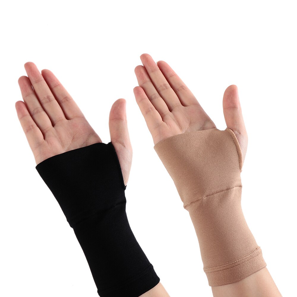 1 paar Hand Elastische Bandage Polssteun Spalk Carpaal Tunnel Syndroom Verstuiking Stam Bandage Brace Prote Sport Beschermende