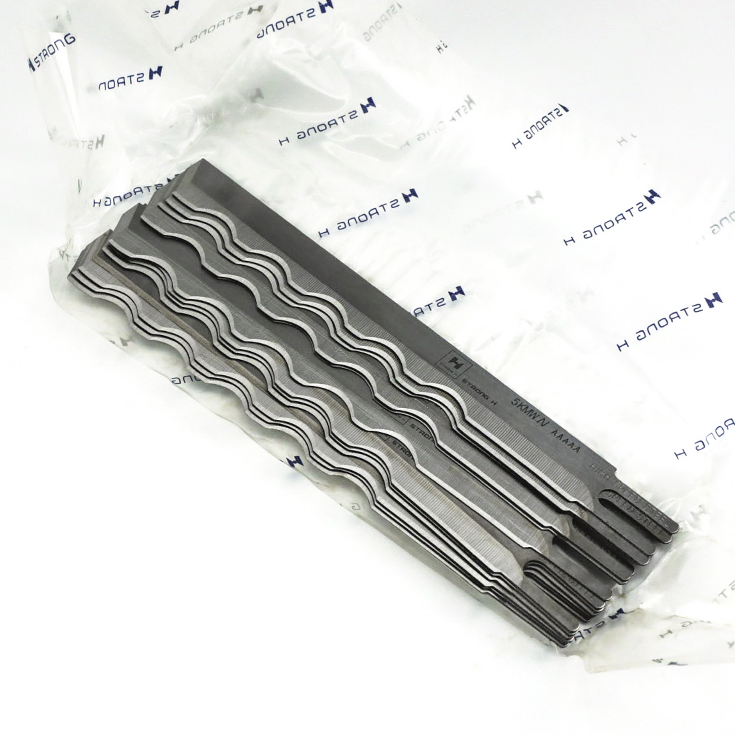 5'' / 8'' / 10'' Wave Edge Blade For KM / Eastman / DAYANG / SULEE Straight Cutting Machine Fabric Cut Knife Made By HSS Steel