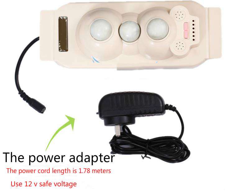 Appareil de thérapie en pierre Germanium avec physiothérapie 3 tête de boule thermomètre protège-cou pour protéger la taille