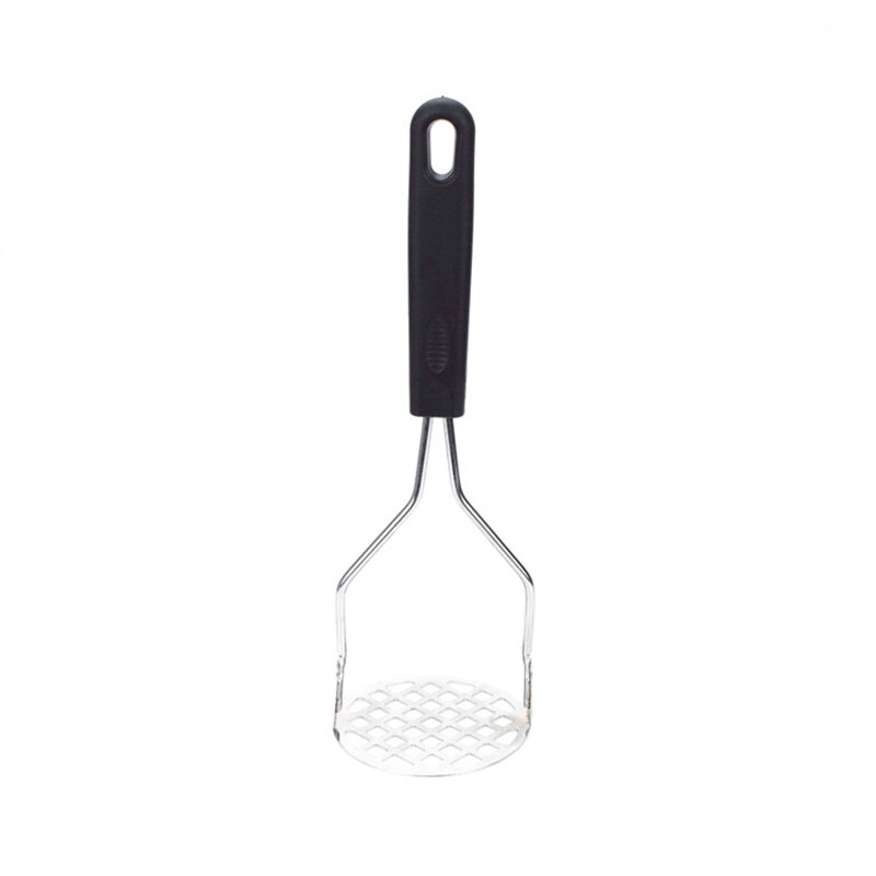 Stainless Steel Potatoes Mud Pressure Mud Machine Potato Masher Ricer Fruit Vegetable Tools Kitchen Gadgets Accessories: black