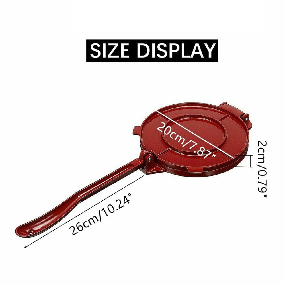 Aluminum Tortilla Maker Foldable Flour Corn Cake Dough Press Baking Tool DIY Pie Machine Kitchen Accessories Gadgets Bakeware