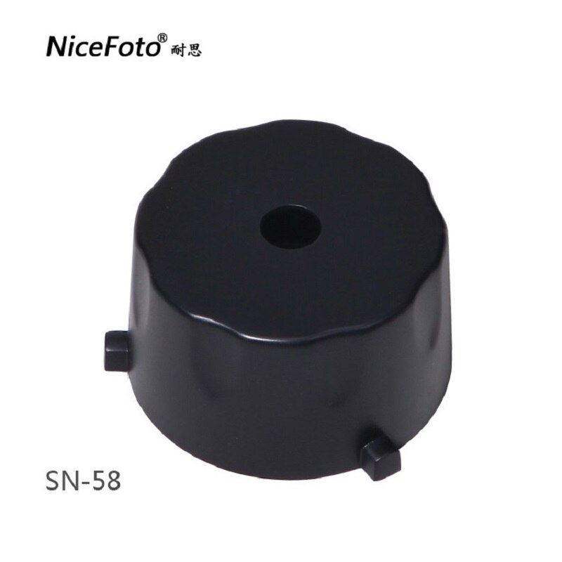 NiceFoto SN-58 58mm Height Flash Light Tube Protector Protection Cover Studio Lights Shielding Outdoor Lamp Holder