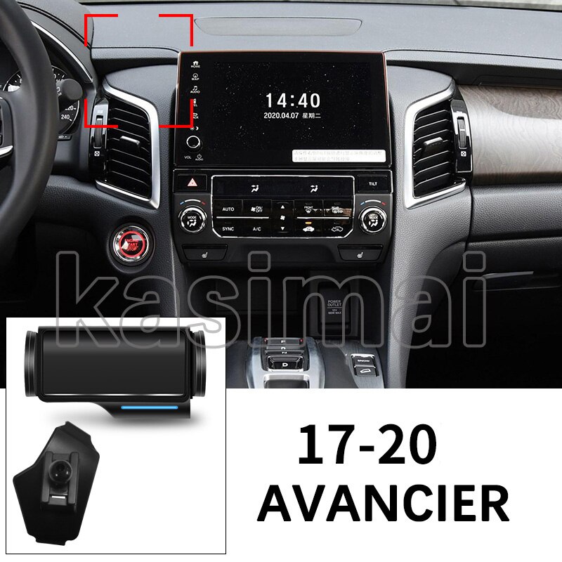 Specjalny uchwyt samochodowy do telefonu Honda Civic Accord XRV Crider Vezel Avancier URV CRV w samochodzie magnetyczny uchwyt do telefonu komórkowego dla iPhone: For Avancier