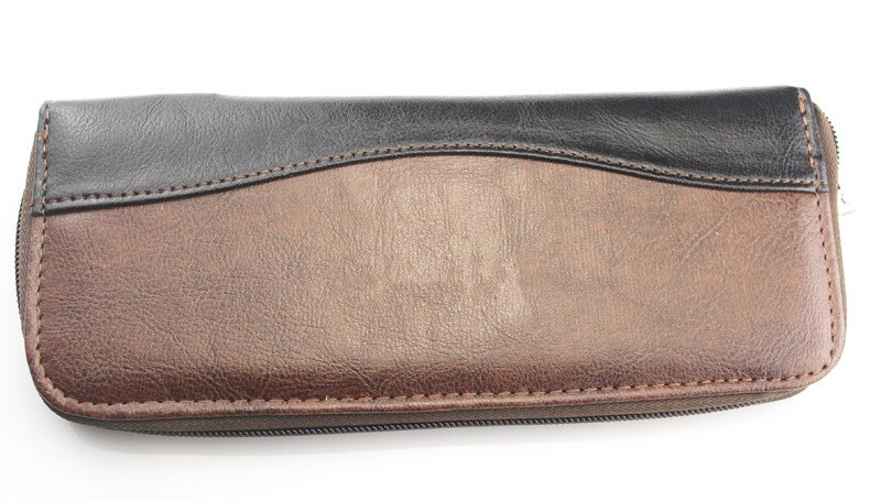 Professionele Haar Schaar Lederen Case Kapper Packet Styling Accessoires Kappers Schaar Zak: bag3