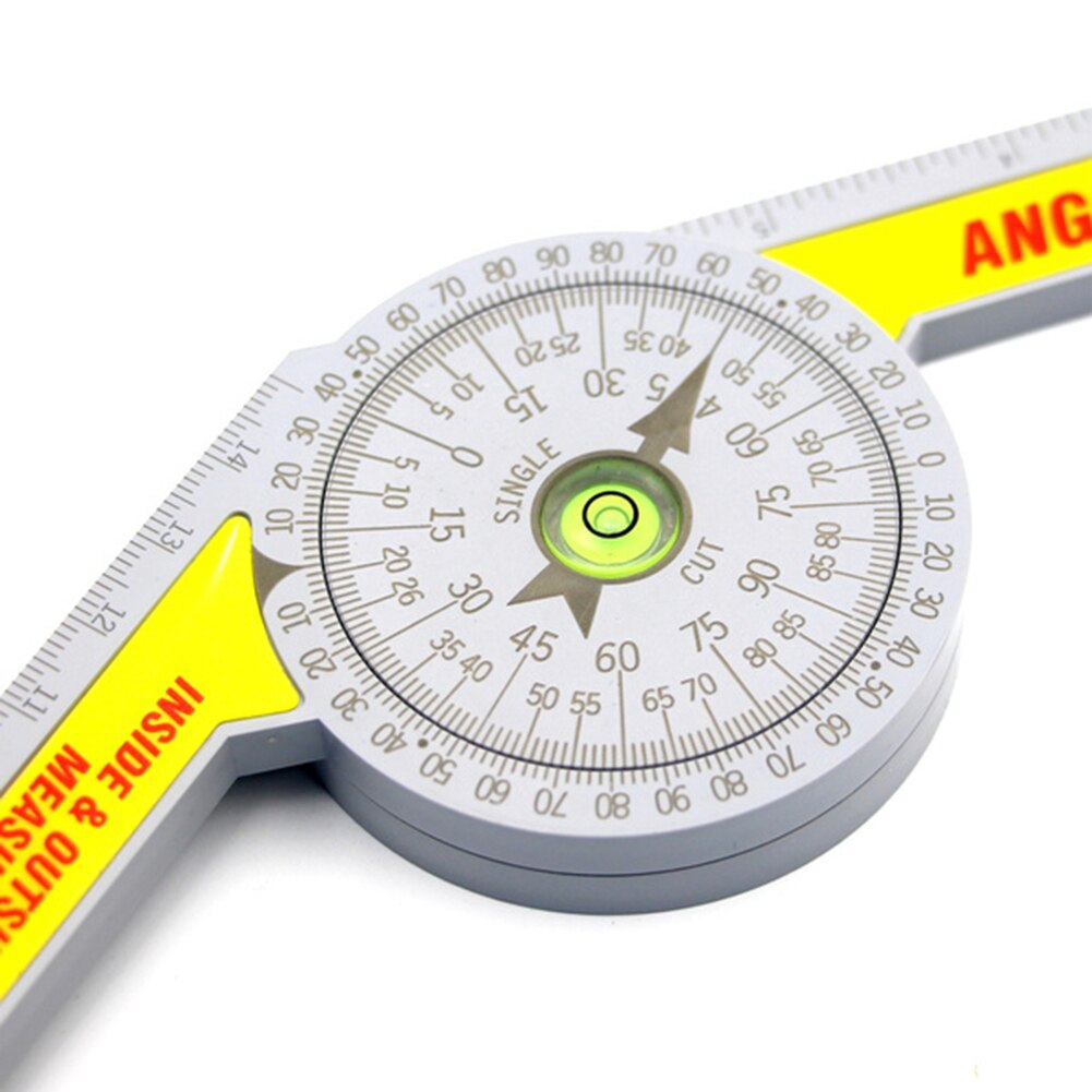 Aluminum Calibration Miter Saw Protractor Finder Angle Finder Miter Gauge Goniometer Angle Finder Arm Measuring Ruler