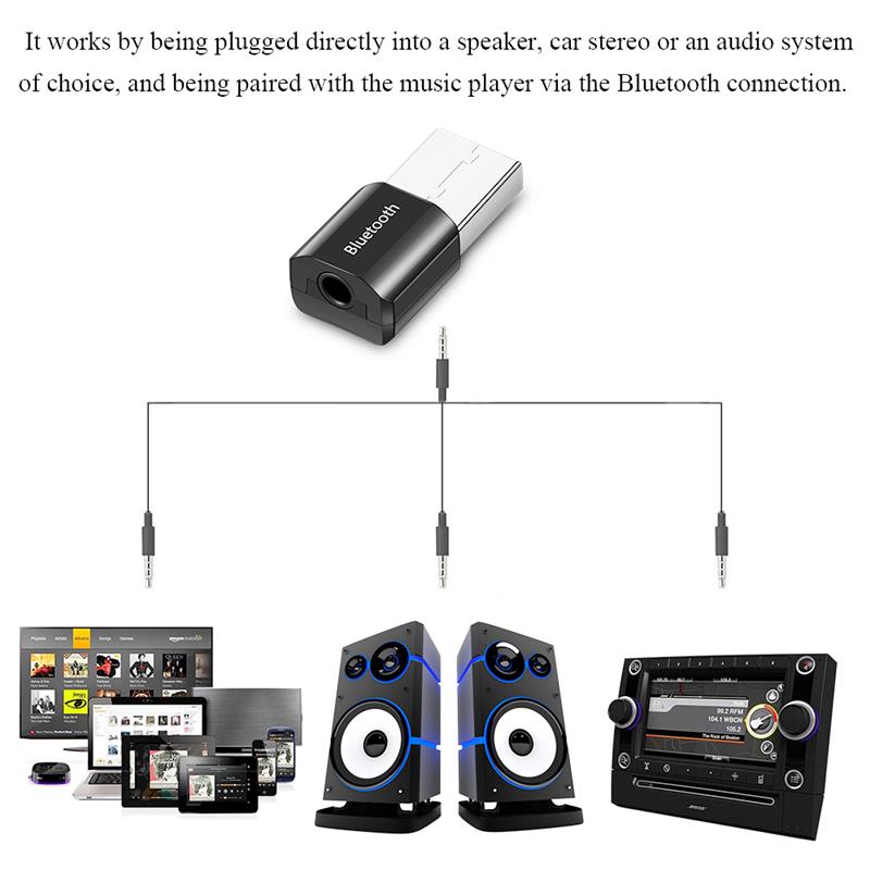 USB Bluetooth Stick External Bluetooth Converter Audio Receiver Handsfree Call Bluetooth Adapter Bluetooth Adapter Transmitter