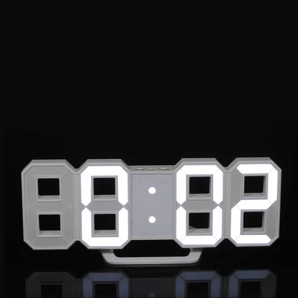 Multifunktionelt digitalt vægur med stor skærm display tid temperatur fugtighed fremragende lcd-brusebad ur: 1