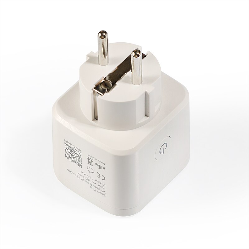 Wifi smart plug eu universell adapter 16a eluttag reseadapter laddare kontroll fungerar med alexa google home tuya app fjärrkontroll