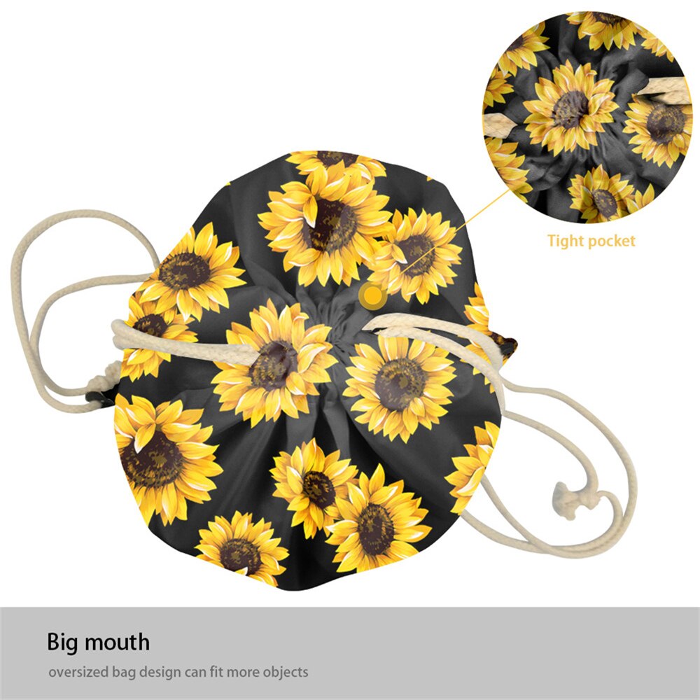 Forudesigns mochila feminina damestas met s 3d voedselpuzzelprint, klein trekkoordtasje, casual trekkoordtasje, zakje met zakken voor meisjes