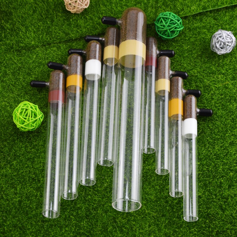 Tubo de prueba mezclado de yeso de arena fina de Bahréin, nido de tubo de ensayo hidratante, granja de hormigas multicolor de 15 a 30mm