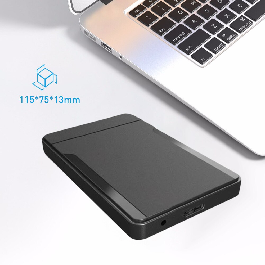 2.5 inch hdd behuizing sata usb 3.0/2.0 5 gbps 6tb hdd ssd behuizing ondersteuning uasp hd externe harde schijf doos zwart